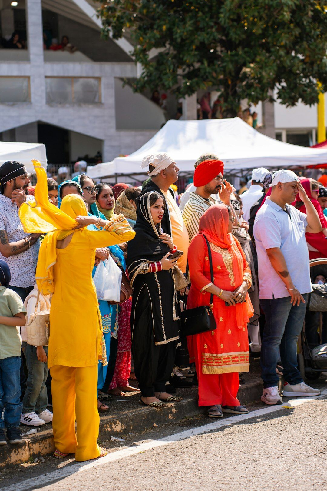 group of seniors at event