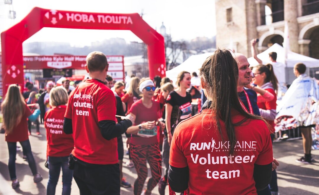 Team of Croatian community center staff and volunteers smiling together