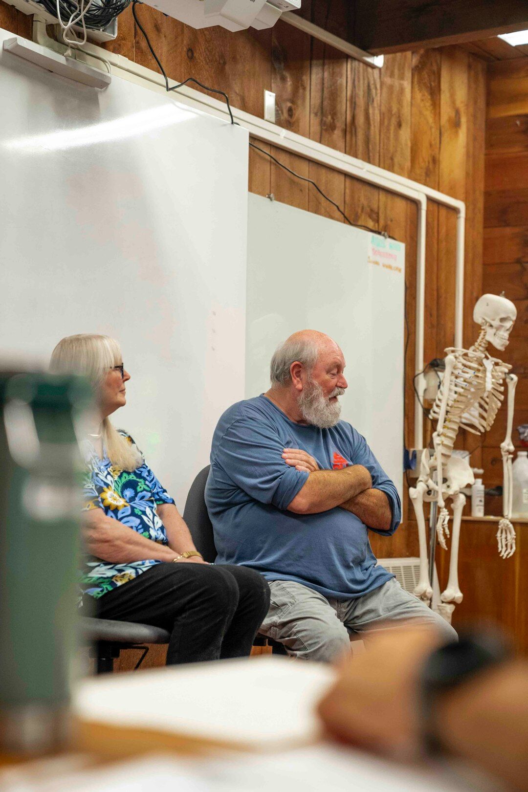 elderly people attending workshop