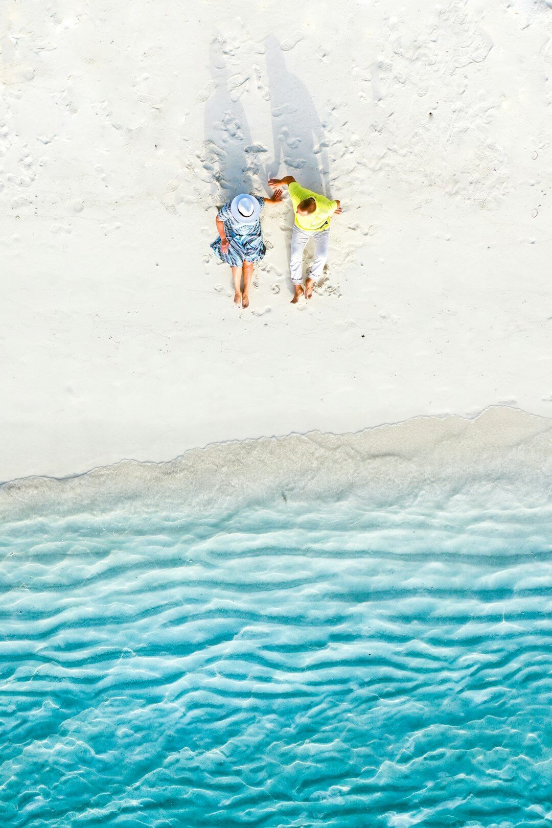 senior couple on dream vacation