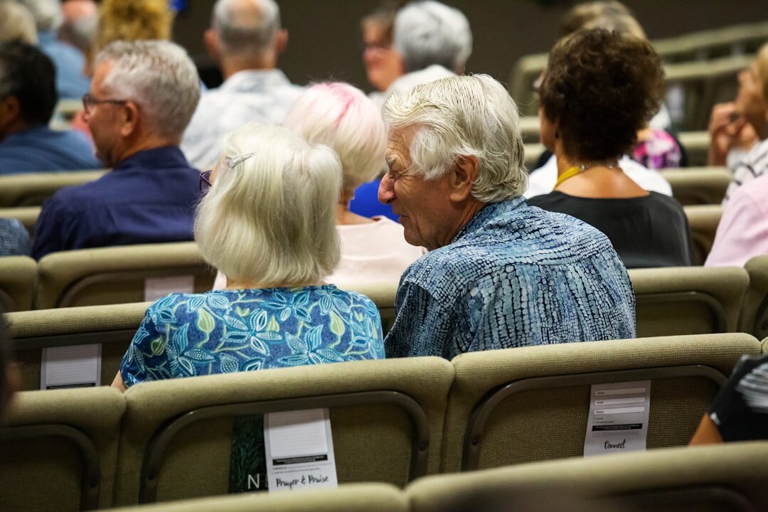 elderly people attending workshop