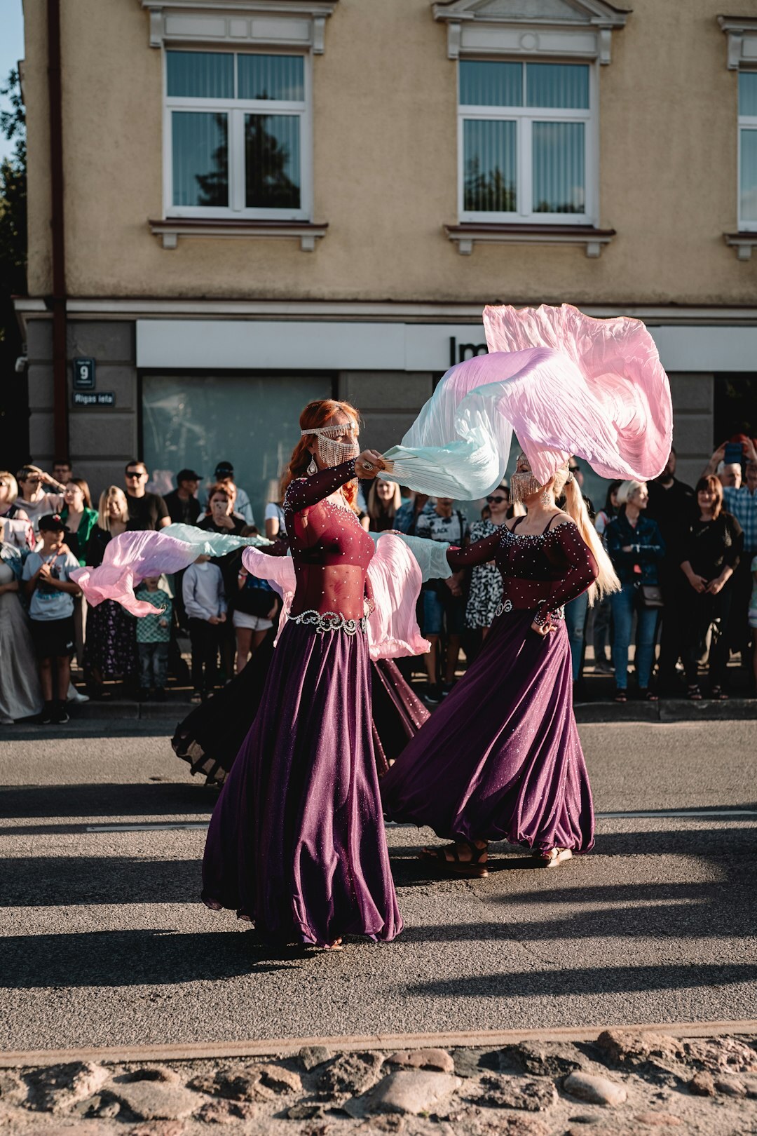 seniors dancing at festival